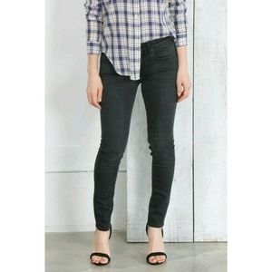 R13 Jeans Kate Skinny Black Country Made in Italy R13W4021-98 Style Sz 26 (Y